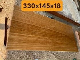 Phản gỗ gõ đỏ 1 tấm nguyên khối 330x145x18cm (Anh Định, Tây Ninh)
