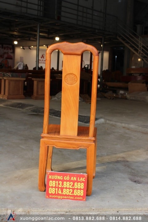 ghế triện chữ thọ gỗ gõ đỏ