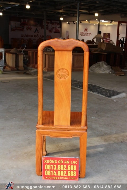 ghế ăn chữ thọ gỗ gõ đỏ