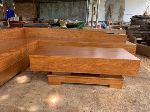 sofa gỗ gõ đỏ 180x200
