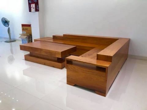 sofa gỗ gõ đỏ 305x200