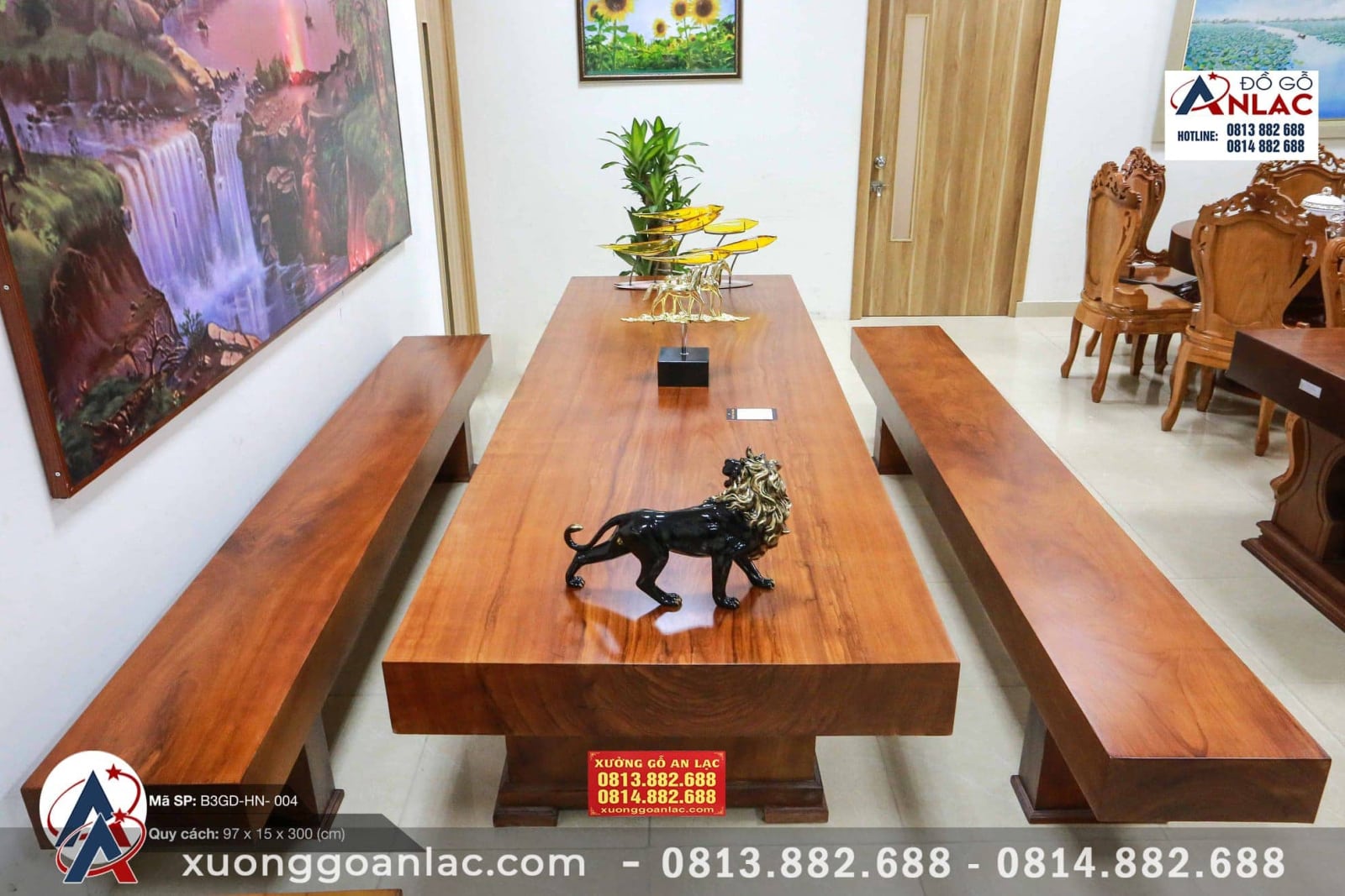 Bộ bàn ghế K3 gỗ cẩm Hồng Thái Nguyên là sản phẩm phải có trong những thiết kế nội thất đẳng cấp. Với chất liệu gỗ cẩm Hồng sang trọng và đẹp mắt, bộ bàn ghế sẽ là điểm nhấn trang trí tuyệt vời cho phòng khách, phòng ăn hoặc phòng làm việc của bạn.