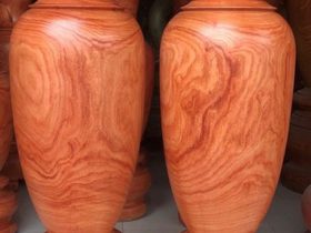 Lục Bình gỗ hương đỏ 1m6 (Chú Tân - Bắc Ninh)