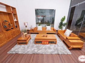Sofa gỗ gõ đỏ (anh Hải - Hà Nội)