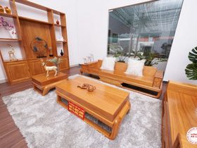 Sofa gỗ gõ đỏ (anh Hải - Hà Nội)