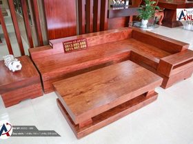 bộ sofa nguyên khối gỗ hương đá (Chú Chính - Thái Nguyên)