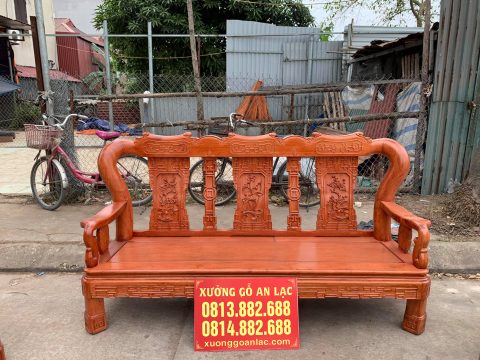 Bộ bàn ghế Minh Quốc Triện gỗ hương đá