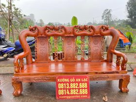 ghế dài bộ bàn ghế minh quốc đào gỗ hương