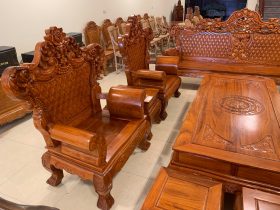 bộ bàn ghế hoagf gia gỗ hương