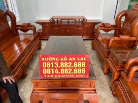 bàn ghế tần gỗ hương đá