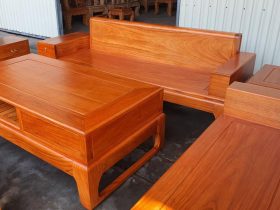 bàn ghế gỗ gõ đỏ mẫu sofa