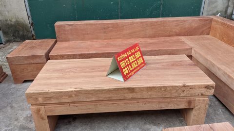 bàn ghế sofa gỗ hương đá
