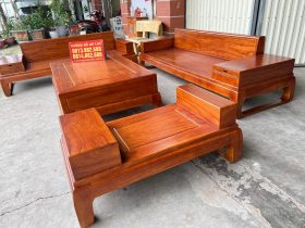 sofa  gỗ gõ đỏ