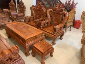 bàn ghế minh quốc gỗ hương đá