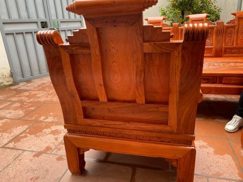 bàn ghế âu á gỗ hương
