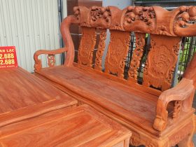 bàn ghế minh quốc đào gỗ hương đỏ