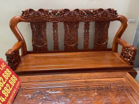 Bộ bàn ghế Minh quốc voi gỗ hương đá
