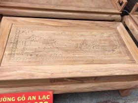 bàn ghế sơn thủy gỗ gõ đỏ cao cấp