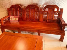 bàn ghế như ý gỗ hương Lào