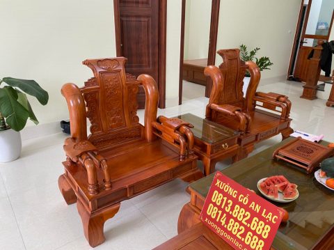 ghế đơn bộ bàn ghế tần thủy hoàng gỗ gõ đỏ