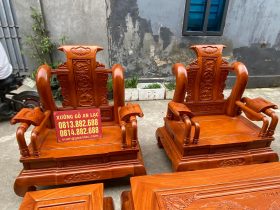bàn ghế tần thủy hoàng gỗ gõ đỏ