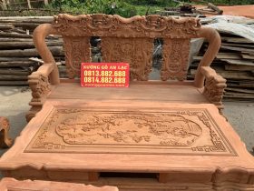 bàn ghế minh quốc voi gỗ hương đá