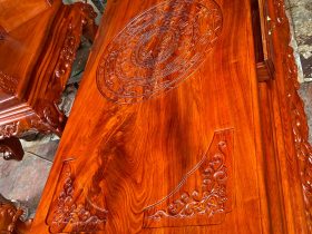 bàn lớn bộ hoàng gia gỗ hương đá