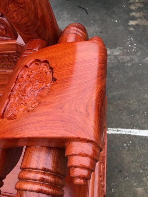 ghế tần thủy hoàng gỗ hương đá