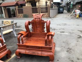 ghế đơn tần công gỗ hương đá