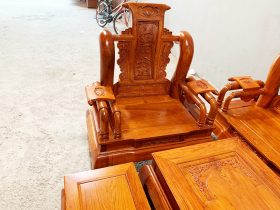 ghế đơn bộ tần thủy hoàng gỗ hương đá