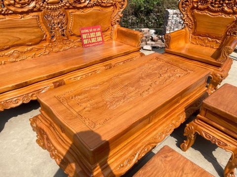 bàn ghế hoàng gia gỗ gõ đỏ