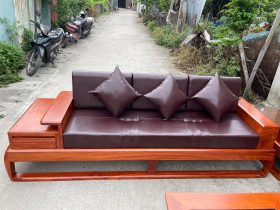 Sofa gỗ hương đá 