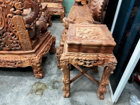 bàn ghế gỗ hương đỏ cao cấp