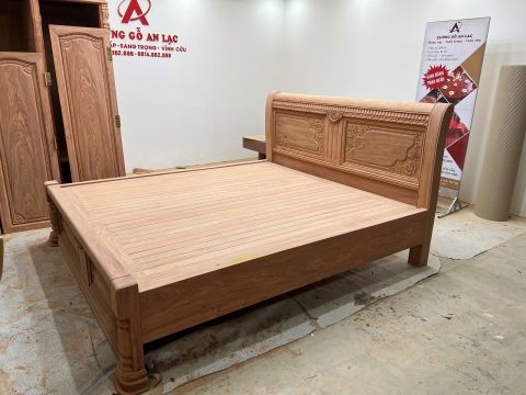 Giường ngủ gỗ hương đá cao cấp