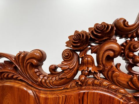 bàn ghế phòng khách mẫu hường gia nguyên khối gỗ hương đá tự nhiên