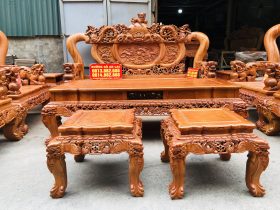 Bộ bàn ghế Nghê Đỉnh Phương Hóa 10 món gỗ hương đá (bác Ánh - Nha Trang) (28)