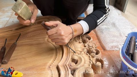 Đồ gỗ thủ công mỹ nghệ đục tay đẳng cấp