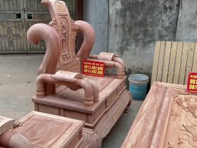 ghế tần công gỗ hương đá