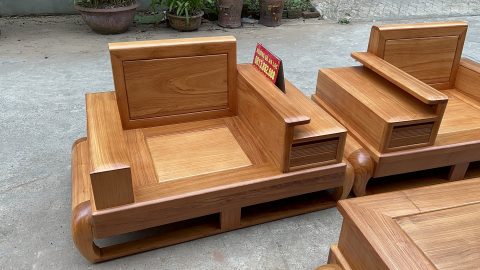 bàn ghế sofa gỗ gõ đỏ cao cấp