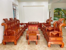 bàn ghế Tần thủy hoàng 6 món
