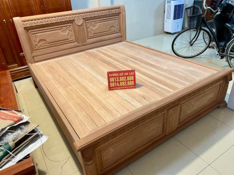 giường ngủ gỗ lát 1m8x2m