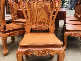 ghế louis hoàng gia gỗ hương đá