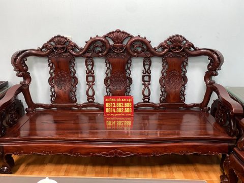 bàn ghế louis hoàng gia gỗ cẩm lai