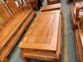 bàn ghế tần thủy hoàng gỗ gõ đỏ