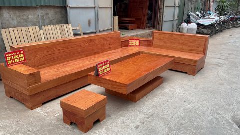 bộ bàn ghế sofa gỗ hương đá hàng cao cấp