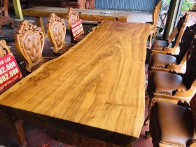 mặt bàn gỗ cẩm đá đẳng cấp