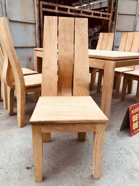 mẫu ghế ăn hiện đại gỗ gõ đỏ