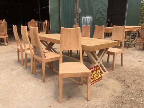 bộ bàn ăn 8 ghế hiện đại