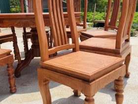 mẫu ghế lan gỗ hương đá