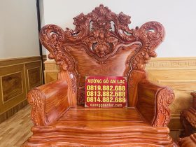 mẫu ghế đơn louis hoàng gia